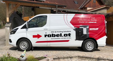 Ein neues Firmenauto bei Rabel.at